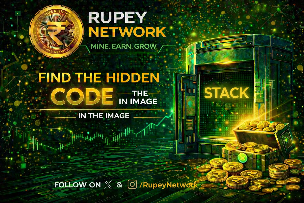 Rupeynetwork's tweet photo. Rupey Network Daily Cipher

Find today's hidden code in the image.

Day40

Enter the code in Secret Vault and win FREE RUP coins today

Follow us on X &amp; Instagram

#rupeynetwork https://t.co/I5sThODC4g