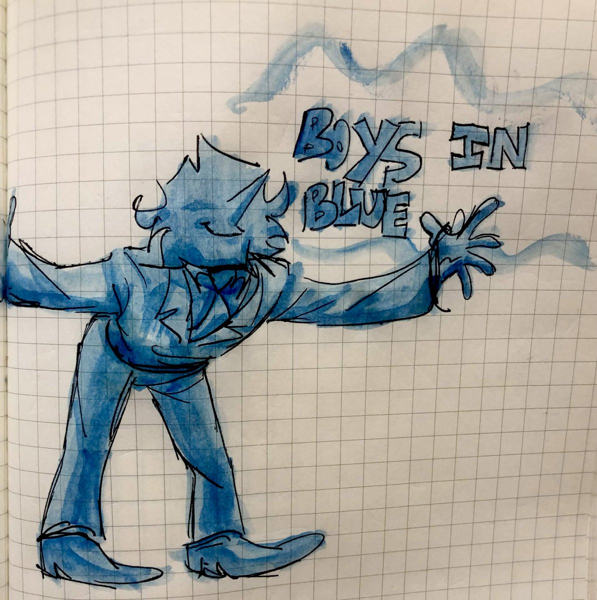 So I was watching the sweepstakes video and felt an impulse to draw watercolor Mr. Pipis
#pipis