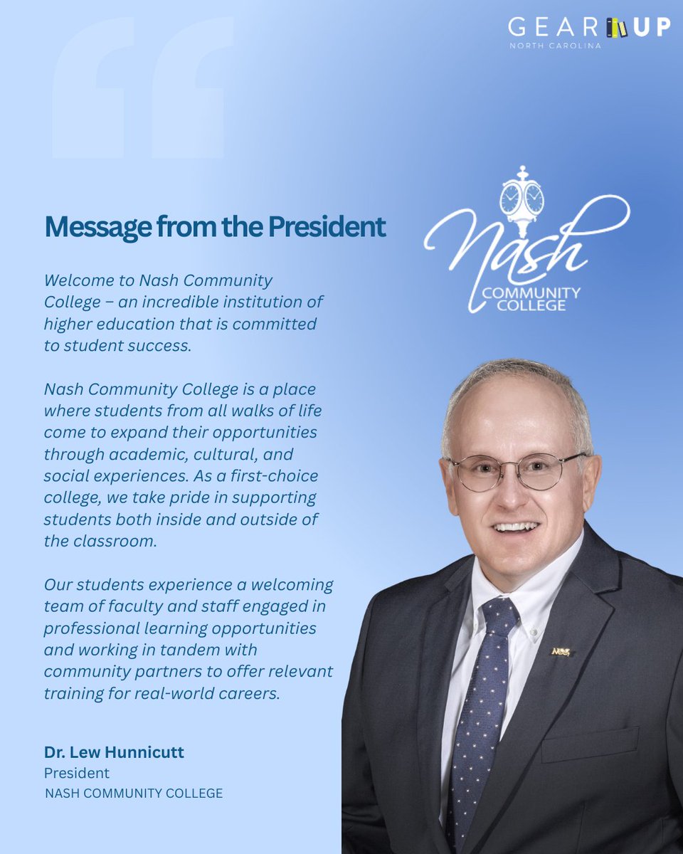 GEAR UP NC tweet media