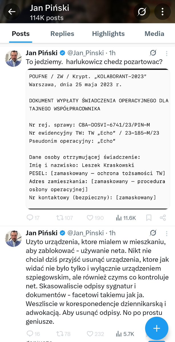 Leszek Kraskowski Reporterzy Online tweet media