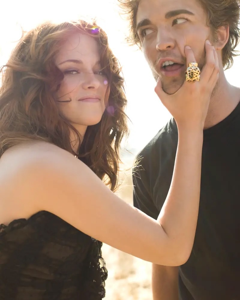 Kristen Stewart and Robert Pattinson for Vanity Fair, 2008