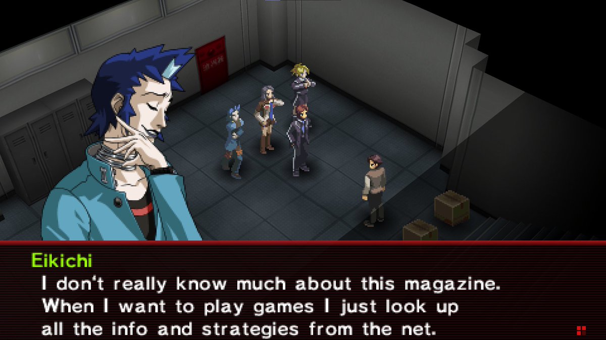 Fun fact, Eikichi would definitely use a guide to play Persona, you're not alone