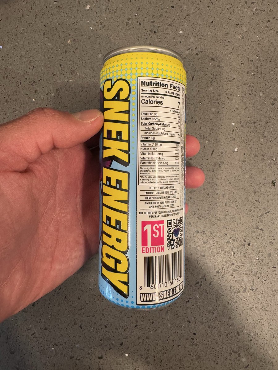 DjediMindTrick's tweet photo. Who still has an unopened 1st Edition $SNEK energy? 

I think I’ll crack it open when $SNEK makes me a millionaire 🤔

🐍⚡️ https://t.co/OvN5Gv2Xx3