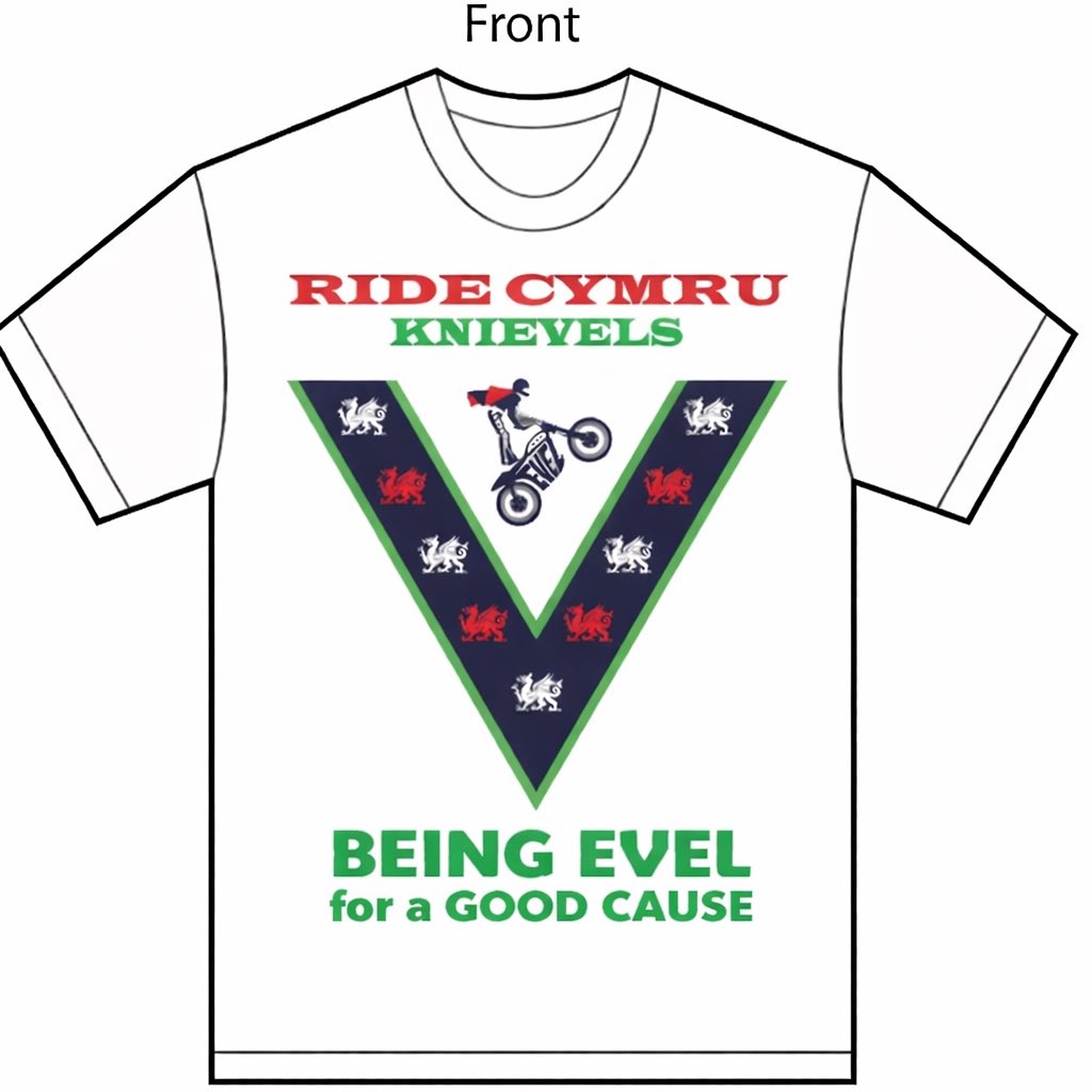 ⓇⒾⒹⒺ CYMRU MCC Evel Knievels charity event tweet media