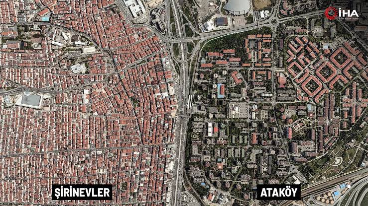 muhalifmd's tweet photo. AKP'li Şirinevler / CHP'li Ataköy https://t.co/16MHx4W1dF