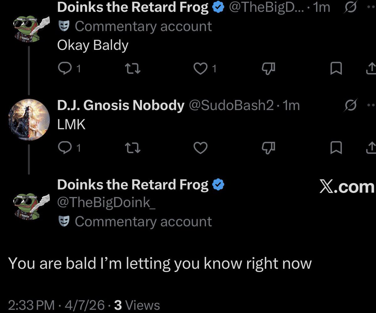 Doinks the Retard Frog tweet media