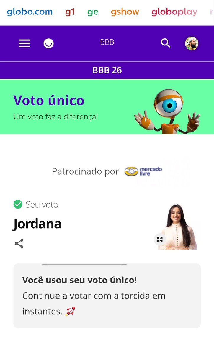 MUDEI MEU VOTO DE CPF DE ÚLTIMA HORA: #ForaJordana