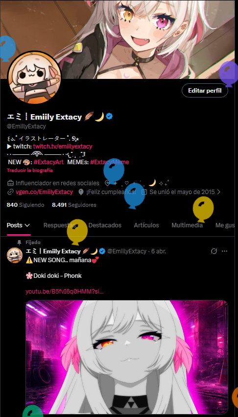 🎉Feliz Cumpleaños a mi🥳