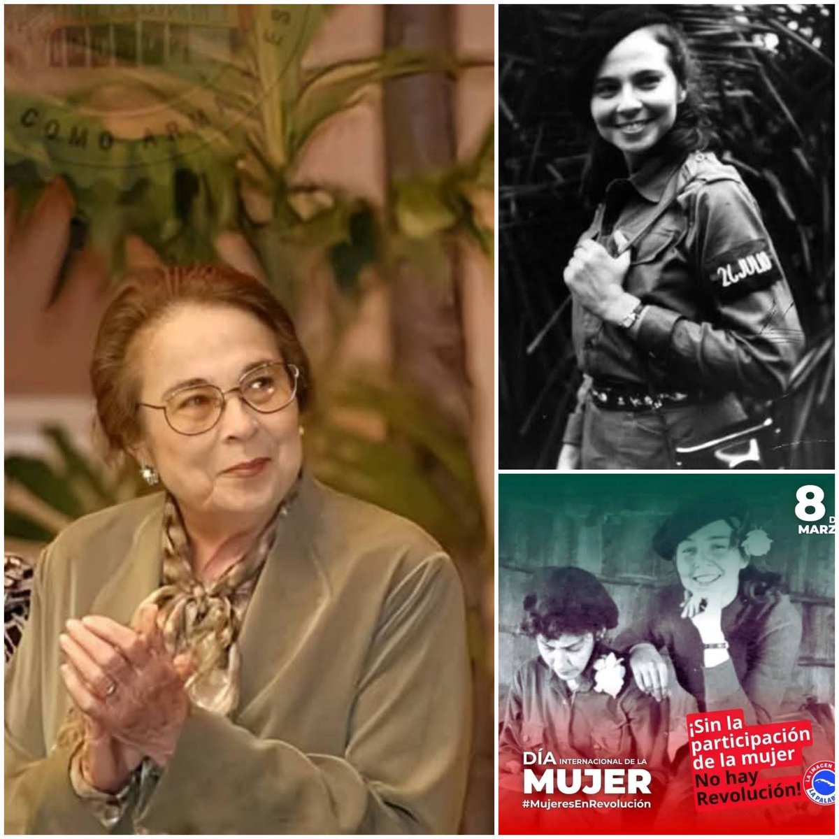 Maravillosa flor, tierna y delicada. ¡Vilma Vive!
Poema con frases de Fidel Castro. "Vilma, Eterna presencia"
"La mujer cubana es la Revolución en la Revolución,"
Fidel dijo, y en Vilma vio la encarnación (...)
"El futuro de nuestra patria será siempre un futuro de mujeres" (...)