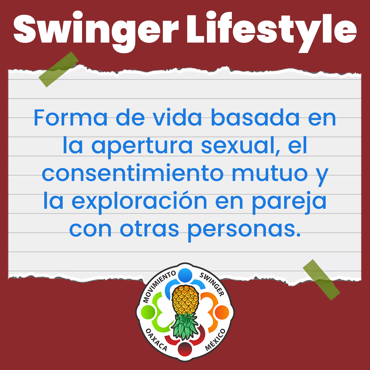 🔹 Swinger Lifestyle
No es solo una experiencia, es un estilo de vida basado en la comunicación, la apertura y la complicidad en pareja. 💫💬
#MovimientoSwingerOaxaca #Swinger #Sw #Oaxaca