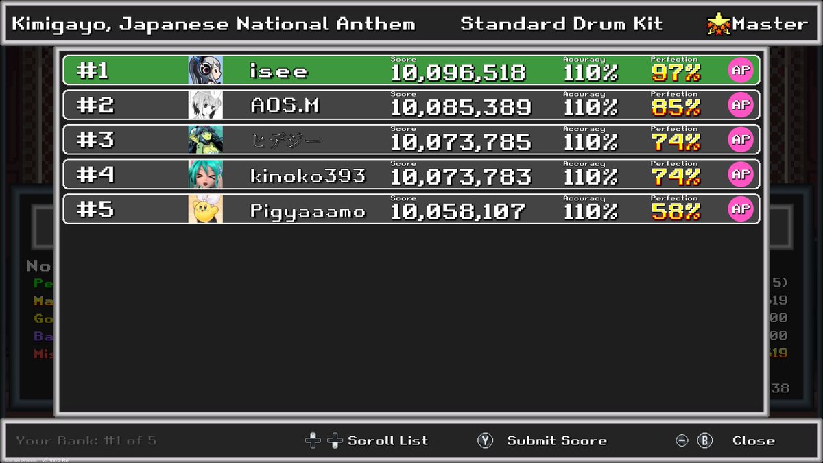 君が代スコアタ参戦 #Tomojam