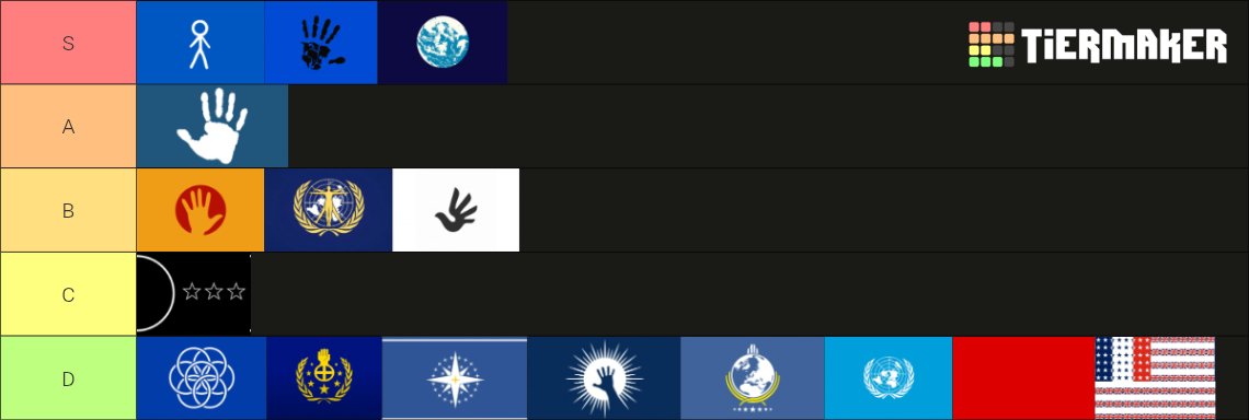 es muy importante que la bandera de la humanidad no parezca la de la OTAN