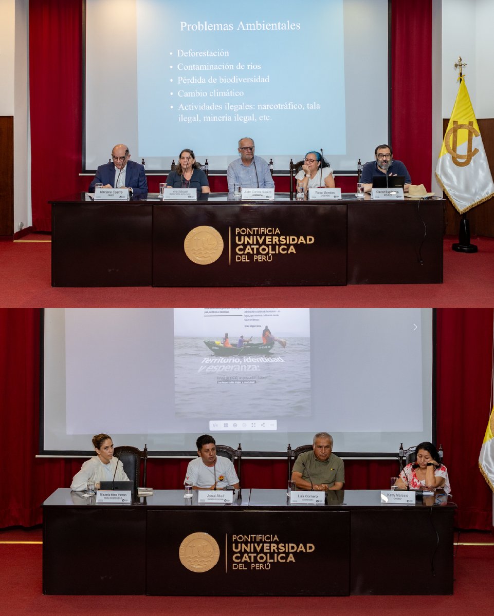 intepucp's tweet photo. 🗳️ #VotarEsClave | Estas #EleccionesGenerales2026 también deciden el futuro ambiental del país 🌎

🎥 Mira el video completo de este diálogo clave para promover un voto informado, con miras a plantear una agenda de remediación ambiental: https://t.co/2EfAFl2nFV https://t.co/BcnltLceaN