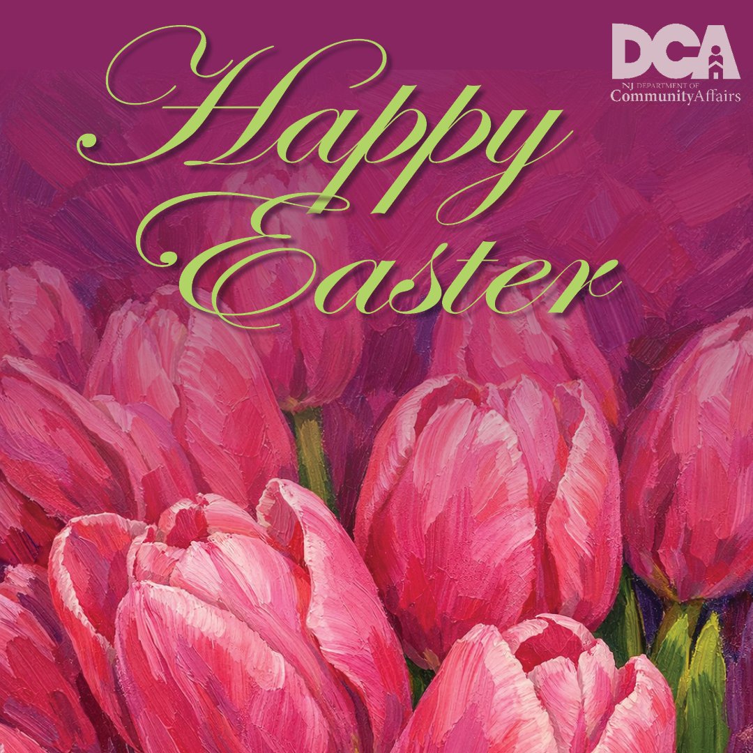 NJDCA's tweet image. DCA hopes all who celebrate had a Happy Easter Sunday!
#TeamDCA #CommunityFirst #DataDriven #SolutionsFocused