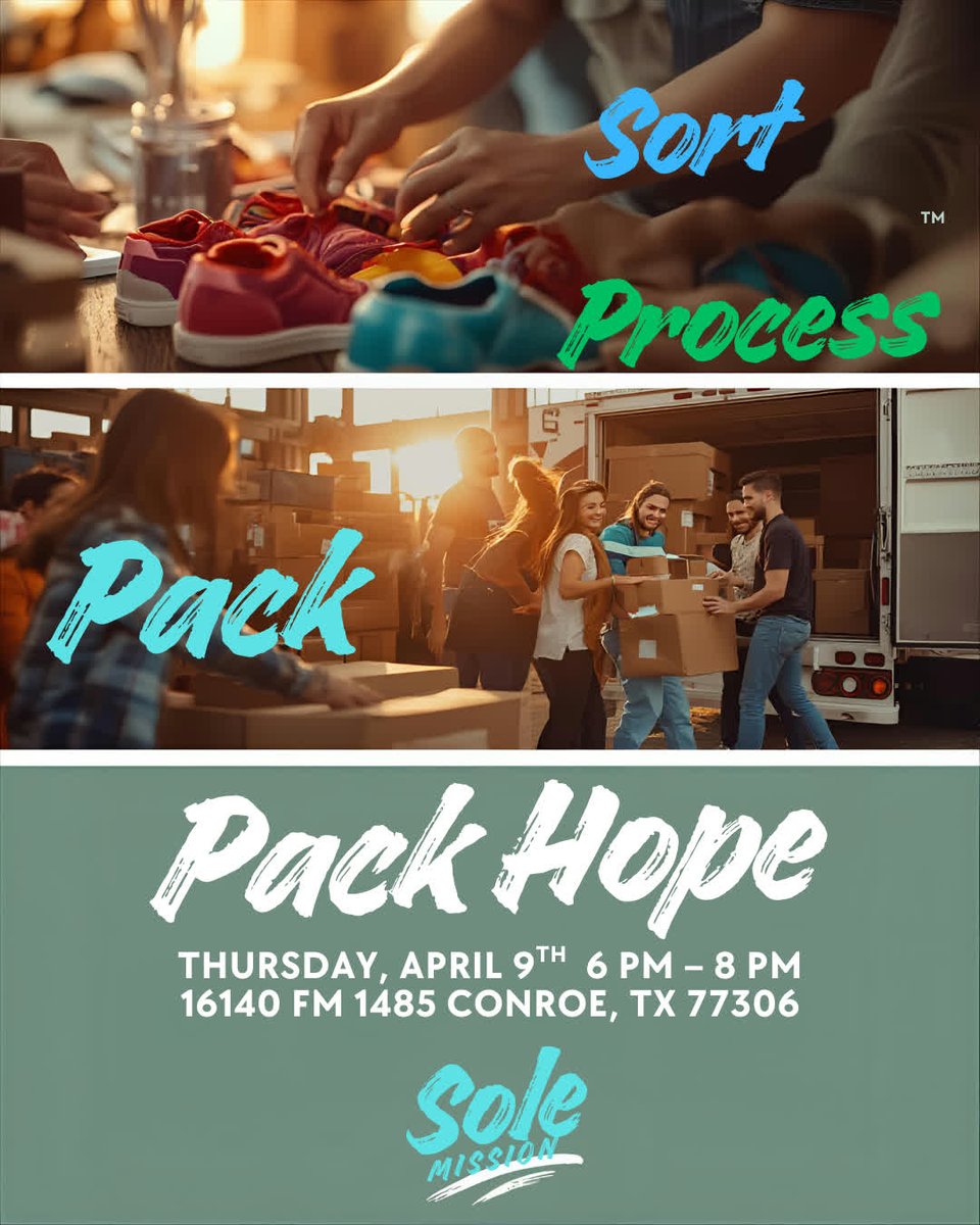 solemission's tweet photo. The Name April means "To Open" How about opening up some boxes and bags of shoes and socks with us and processing them in so they can go to some really excited kids who desperately need them!! Be here Thursday 4/9 6pm-8pm! https://t.co/r7lD3GjqFi