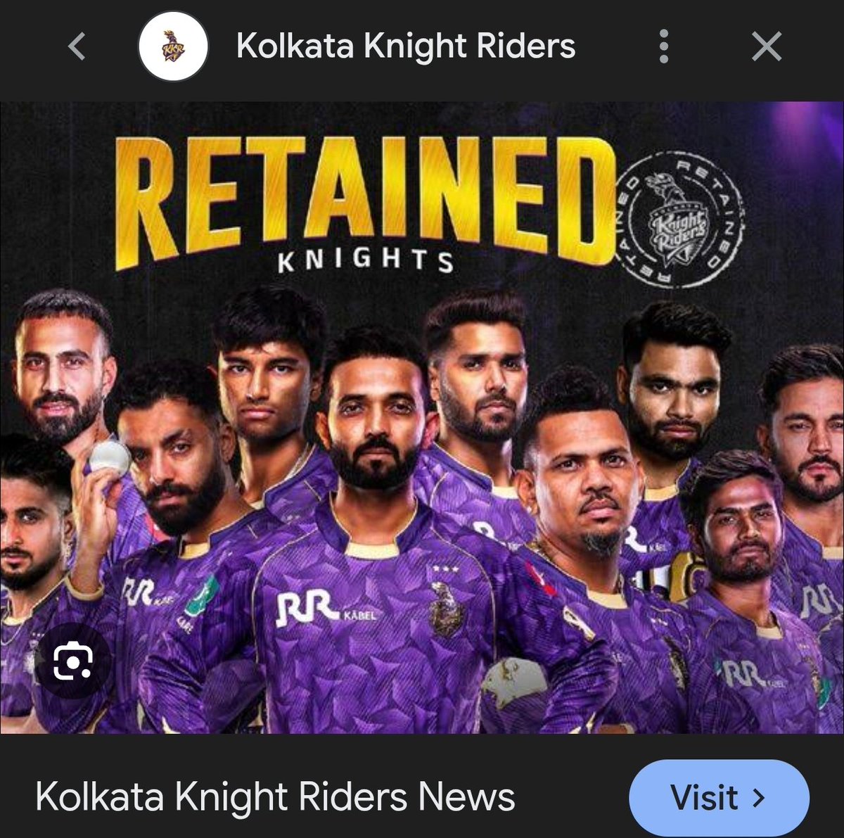 SyedSamadAli19's tweet photo. @KKRiders @Dream11 @kkr @iamsrk  Drop Rahane from captaincy, take Green out of the playing XI, and give an opportunity to Rachin or Tim instead. https://t.co/Y55virkzr6