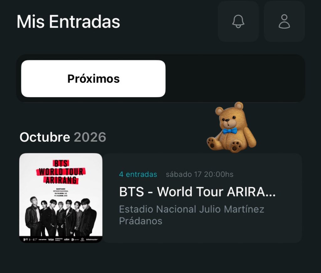 Scar VERÁ A BTS EN OCTUBRE tweet media