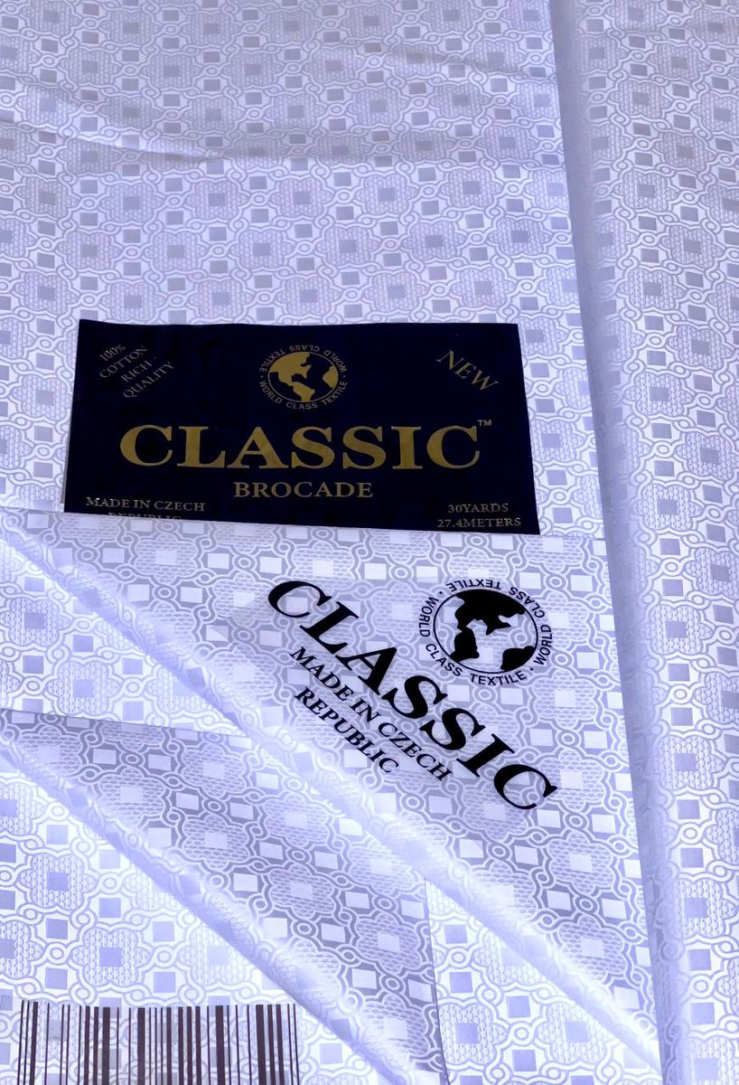 Aliyusa3's tweet photo. *CLASSIC LONDON*
Supreme London textile 
Width: 160CM/M300M
Available in 
At Company Price always💯
*12,000 PER  YARD* https://t.co/3ABE2Y1fxG