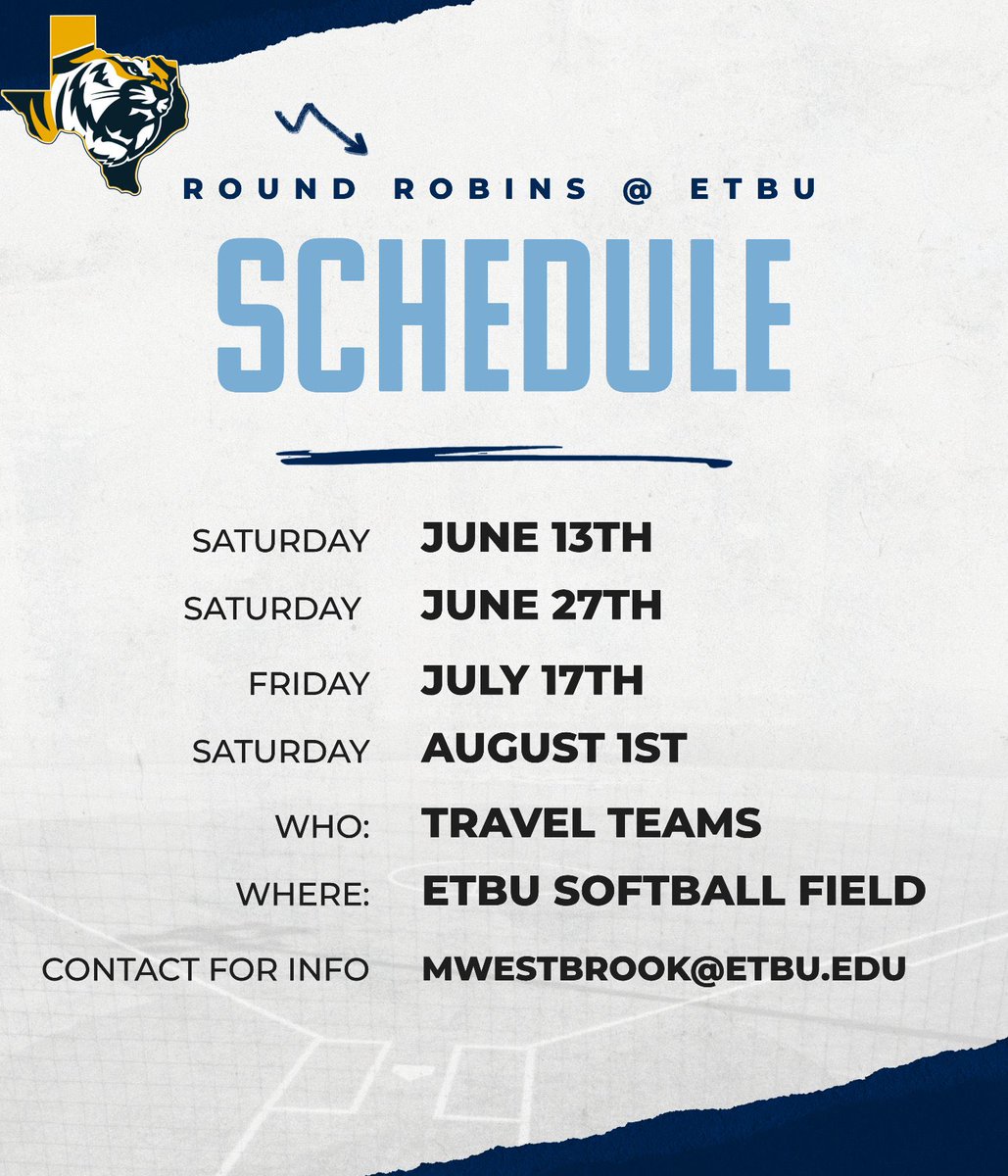 ETBU Softball tweet media