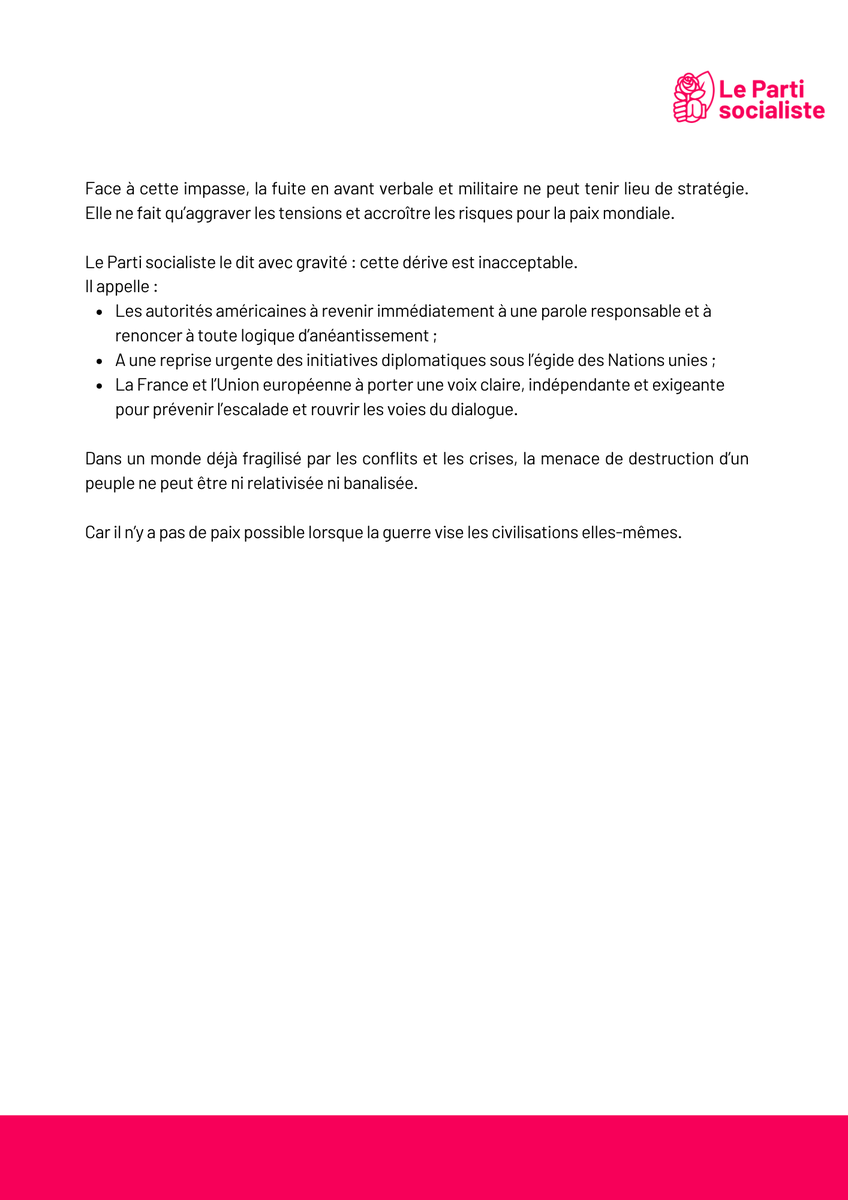 Parti socialiste tweet media