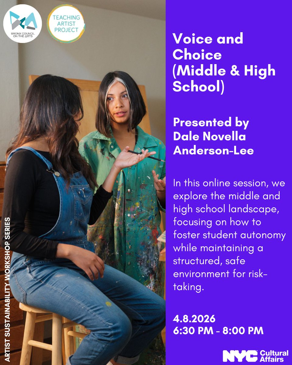 Bronx Council on the Arts tweet media