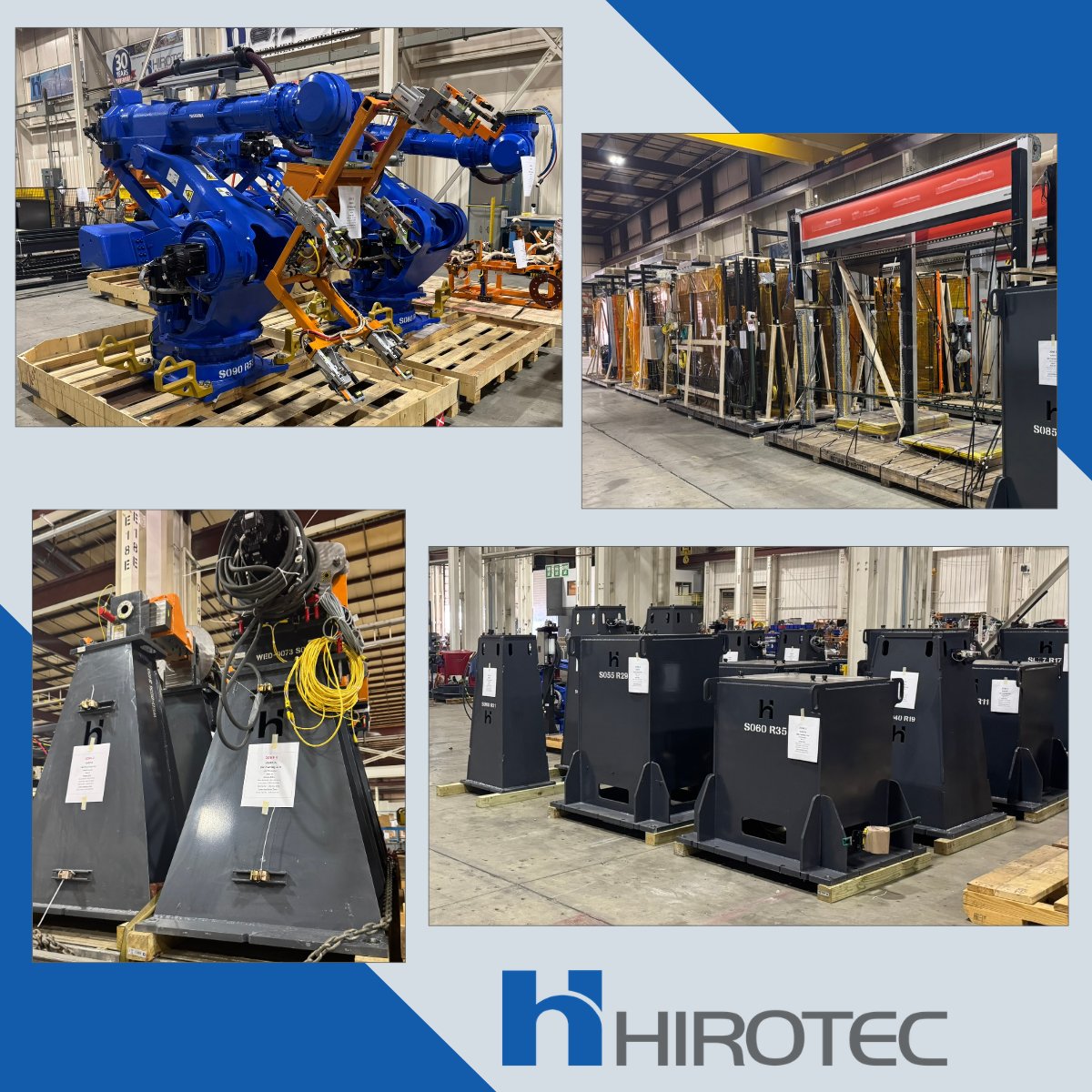 HIROTEC_AMERICA's tweet photo. From design, build to shipment, this MIG welding automation line showcases the collaboration and commitment of our team supporting.  Looking to transition from manual to automated processes? Our team is ready to help.
#HIROTEC #AdvancedManufacturing #Automation #WeldingSolutions https://t.co/FsWlu3wLnf