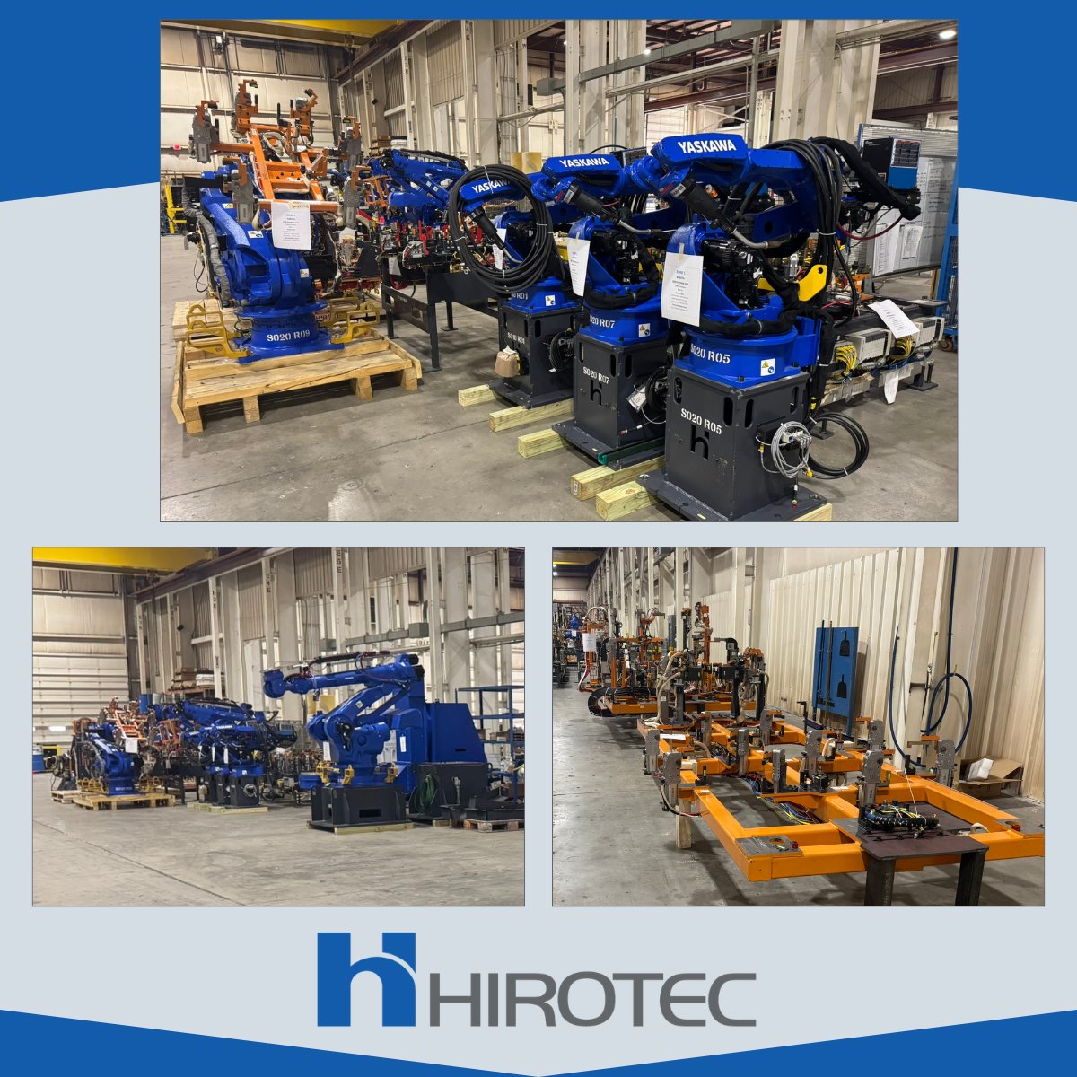HIROTEC_AMERICA's tweet photo. From design, build to shipment, this MIG welding automation line showcases the collaboration and commitment of our team supporting.  Looking to transition from manual to automated processes? Our team is ready to help.
#HIROTEC #AdvancedManufacturing #Automation #WeldingSolutions https://t.co/FsWlu3wLnf