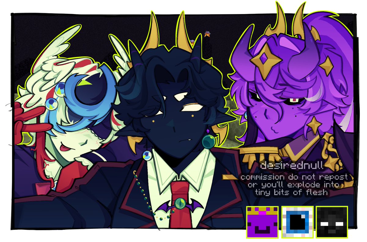 desirednull's tweet image. a trio thats in the end.. end trio! #wemmbufanart #eggchanfanart #minutetechfanart