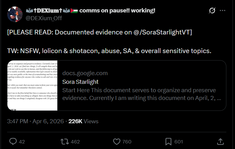 Kuri Rinji's VTuber & Fan Cringe/Drama🌰 tweet media