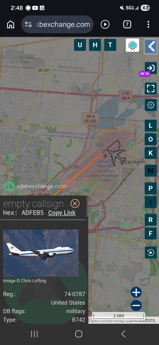 doolander22's tweet photo. @BigT_soprano It just landed at Wright Patterson AFB https://t.co/GsdRdCrOkK