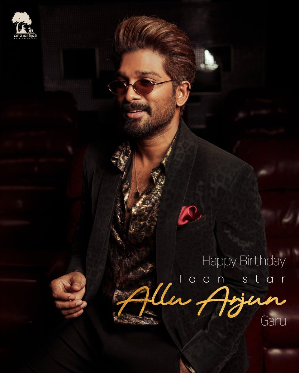 VNE_Offl's tweet photo. Wishing a sensational birthday to our Icon Star of Indian Cinema @alluarjun garu🌟🔥🎉

From stunning performances to unmatched dance moves, you’ve set new standards in Indian cinema. Keep inspiring generations!💥

#HappyBirthdayAlluArjun https://t.co/ugG5fVhPaN