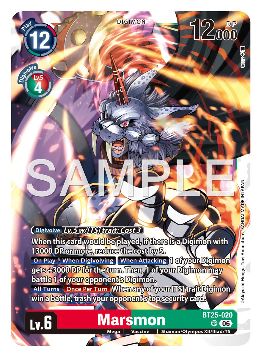 digimon_tcg_EN's tweet photo. [REVEALS]

Hello Digimon Tamers!
Today’s card is [BT25-020 Marsmon]! #TIMESTRANGER

BOOSTER DUAL REVOLUTION [BT-25]
In stores May, 2026!
https://t.co/YAHXtuviHA

#DigimonCardGame
#DigimonTCG
#Digimon https://t.co/Qt8BOIg7pa