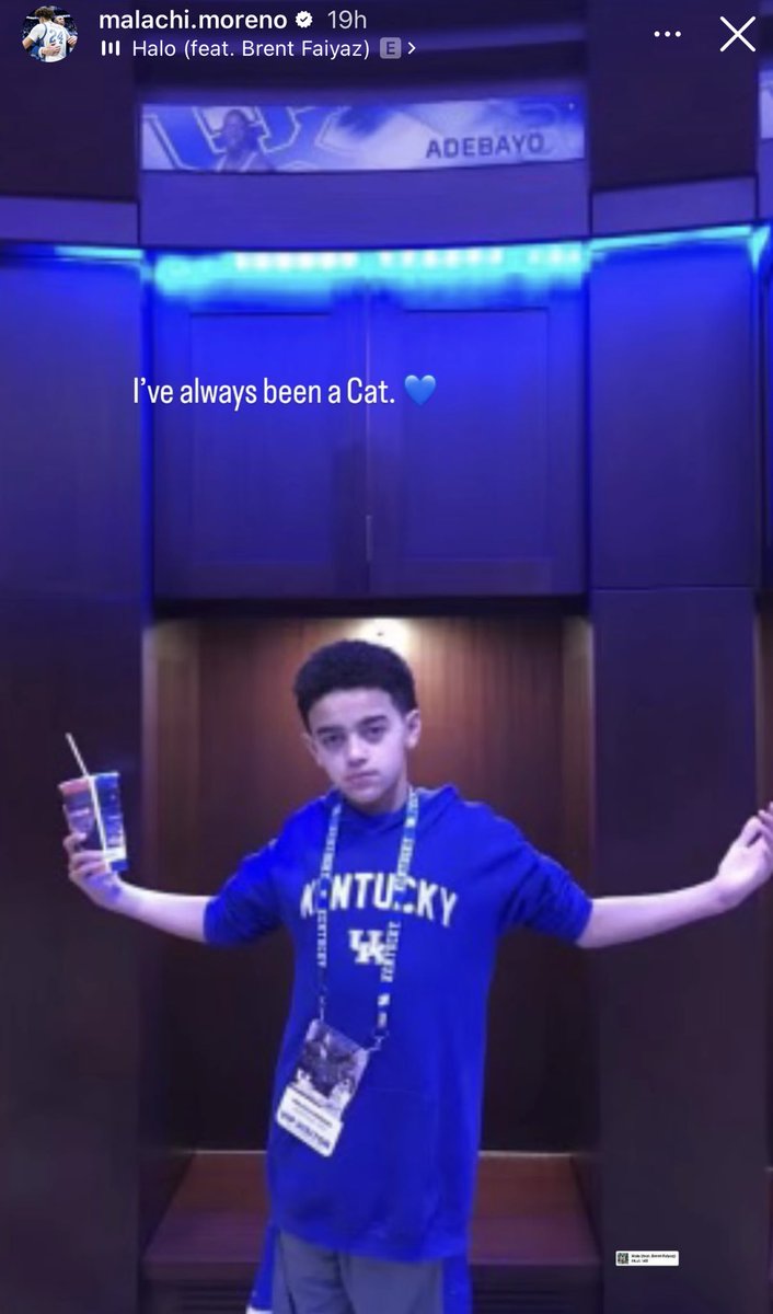 KySportsRadio's tweet photo. Malachi’s message https://t.co/2Y4DsWnuvt