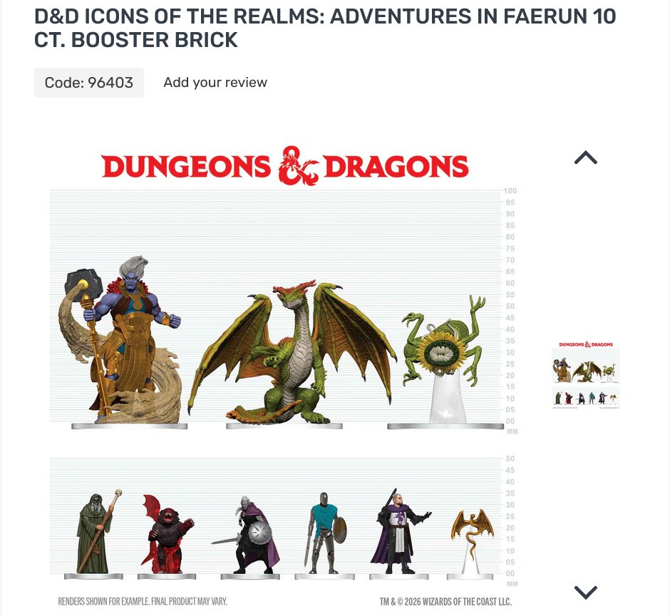 Cooler0000's tweet image. dndmini.comとshop.wizkids.comでAdventures in Faerunの予約が始まりました。フェアリムのミニチュアキター！

#dndj #ダンドラ #miniature