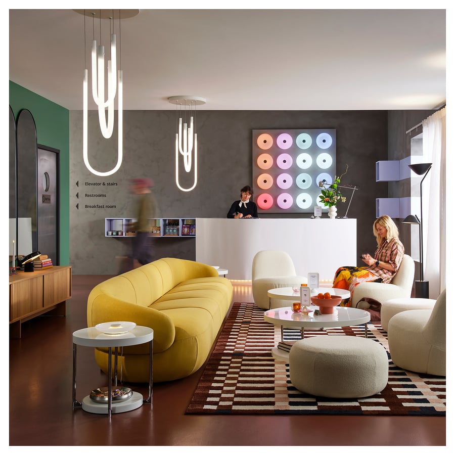 drbeel_techno's tweet image. #Ikea
إضاءة سقف #LED ذكية #Matter جديدة #VARMBLIXT من إيكيا بسعر 160$.