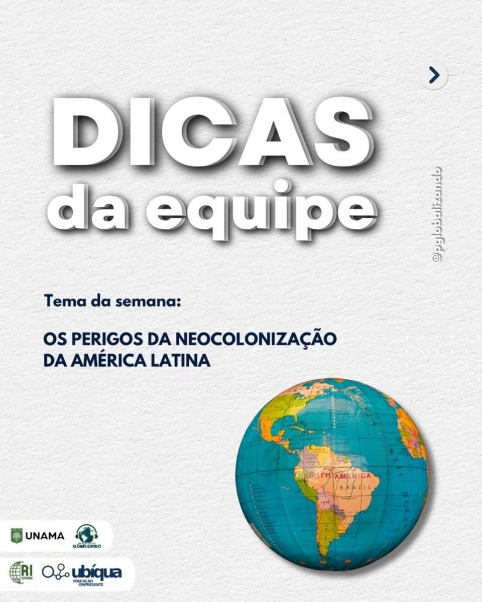 pglobalizando's tweet image. ✨🌎 Hoje é dia de #DicaDaEquipe 📚🎥

🧷 instagram.com/p/DW10NQ5FiVI/…

E aí, gostou das dicas desta semana? Já conhecia algumas dessas dicas? Conta pra gente nos comentários! ⤵️😊

#programaglobalizando #dicas #documentário #livro