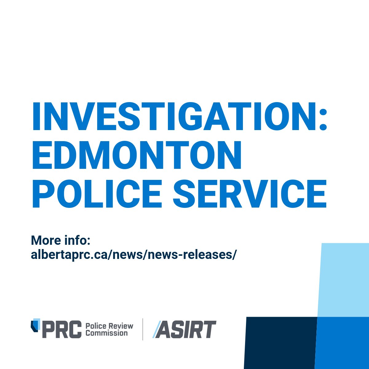 ASIRT_AB's tweet photo. We’re investigating an incident on March 21 that resulted in an injury during an arrest by
@edmontonpolice. 

News Release: https://t.co/tNohqcC3Wq https://t.co/AepILJ3vbk