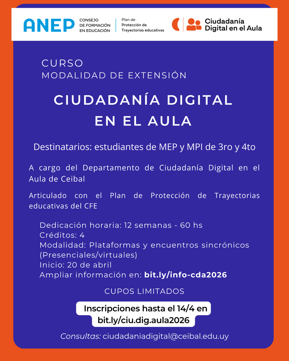 Trayectorias educativas CFE tweet media