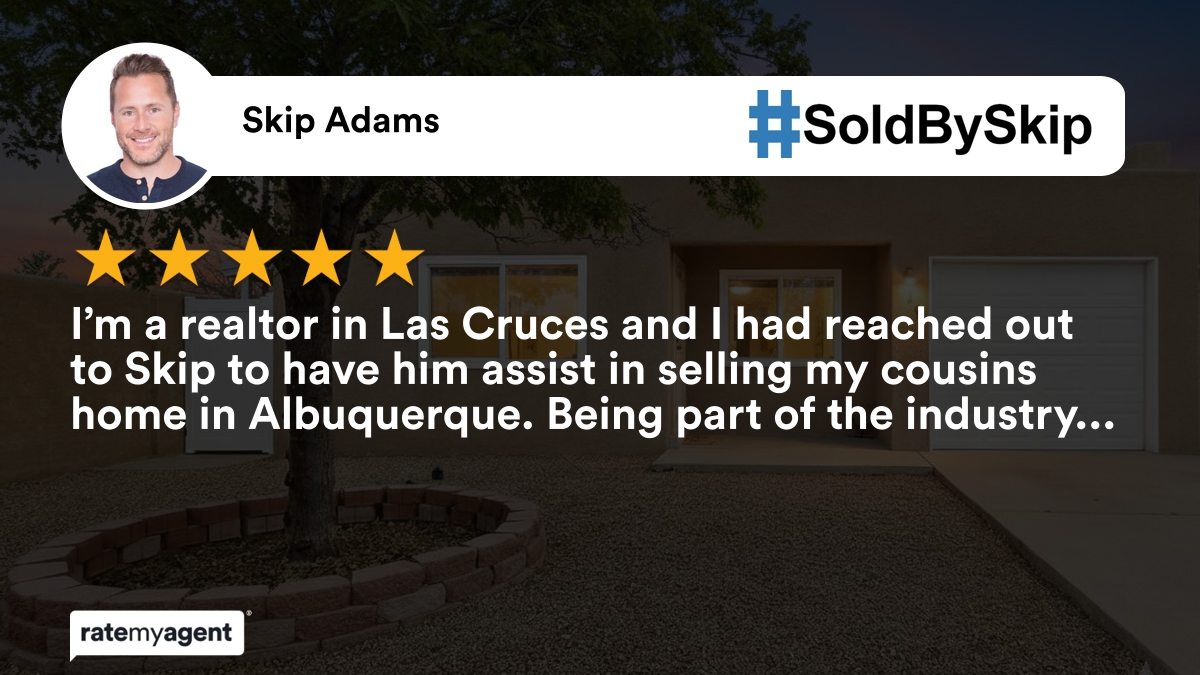 SoldBySkip's tweet photo. Have you heard?? Here’s what makes #SoldBySkip one of the Top Real Estate Teams in Albuquerque and Rio Rancho!  #Albuquerque #AlbuquerqueRealEstate #RioRancho #REALTOR #YouABQ ★★★★★
https://t.co/6mzp6cFCyc https://t.co/hdsUb5XVmd