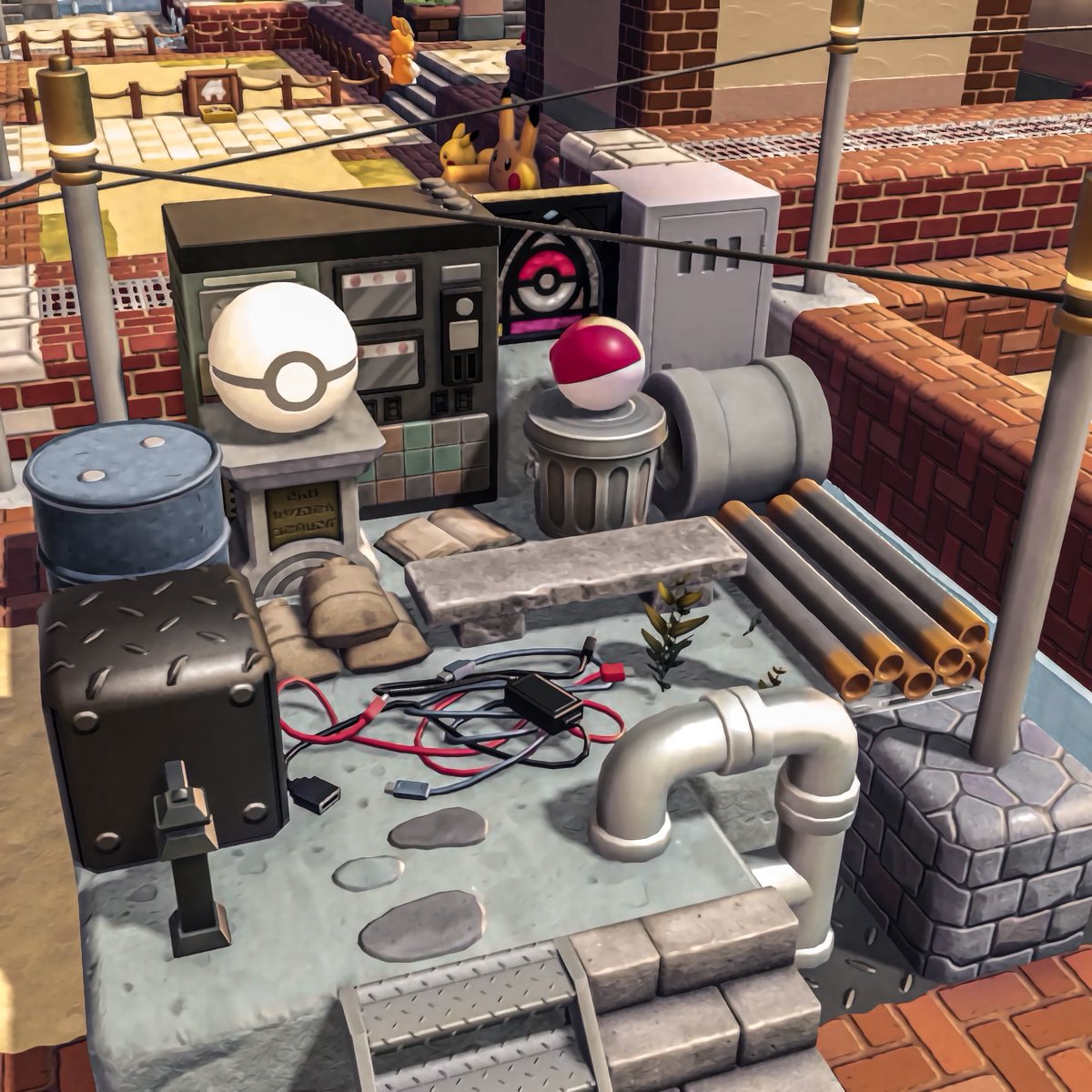 yukaaVT's tweet image. voltorbs 5x5 habitat ⚡️

#ぽこあポケモン    #Pokopia #ぽこポケ