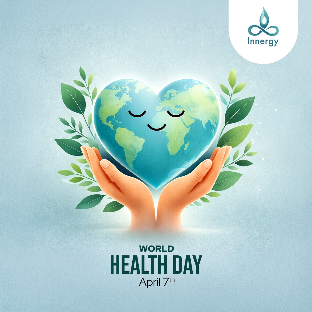 innergyapp's tweet image. Health is more than the body.

It’s clarity in the mind, ease in the breath, and balance in everyday life.

#WorldHealthDay #Wellbeing #InnerBalance #Innergy
