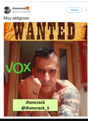 fakemania_'s tweet photo. @Jhoncrack_4 @mgarridosan @Fakemania5 ya sales corriendo? siempre pienso que aguantais mas pero nunca decepcionais, salis huyendo como ratas cobardes que sois, aunque con esa cara de gilipollas que tienes no me extraña, sigue fracasando cobarde que es lo unico que sabes hacer...🤣🤣🤣 https://t.co/wmH0YbZWq4