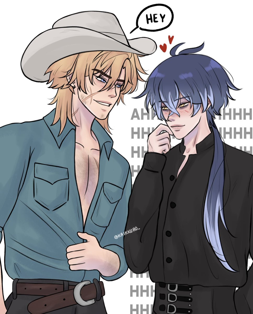 kaikkuro_'s tweet image. AU Varka se va a chambear al otro lado y se encula del hijo del jefe #varflins #knightlight