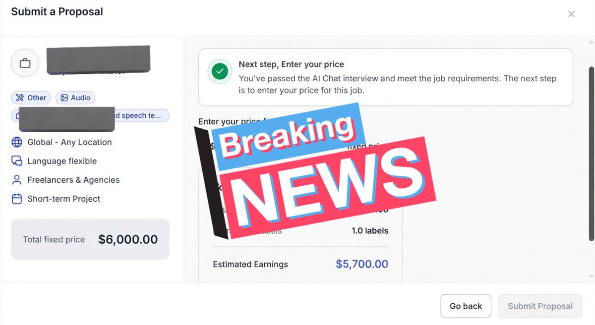 callmeWrizz's tweet image. 💰 If you’ve got a connect in the US, UK, UAE or Canada… STOP sleeping and get them to set these accounts up for you RIGHT NOW:

→ Outlier AI  
→ DataAnnotation  
→ Remotasks  
→ OpenTrain AI 🔥  
→ Mindrift  
→ Handshake AI  
→ Appen (CrowdGen)  
→ Alignerr  
→ Luel AI