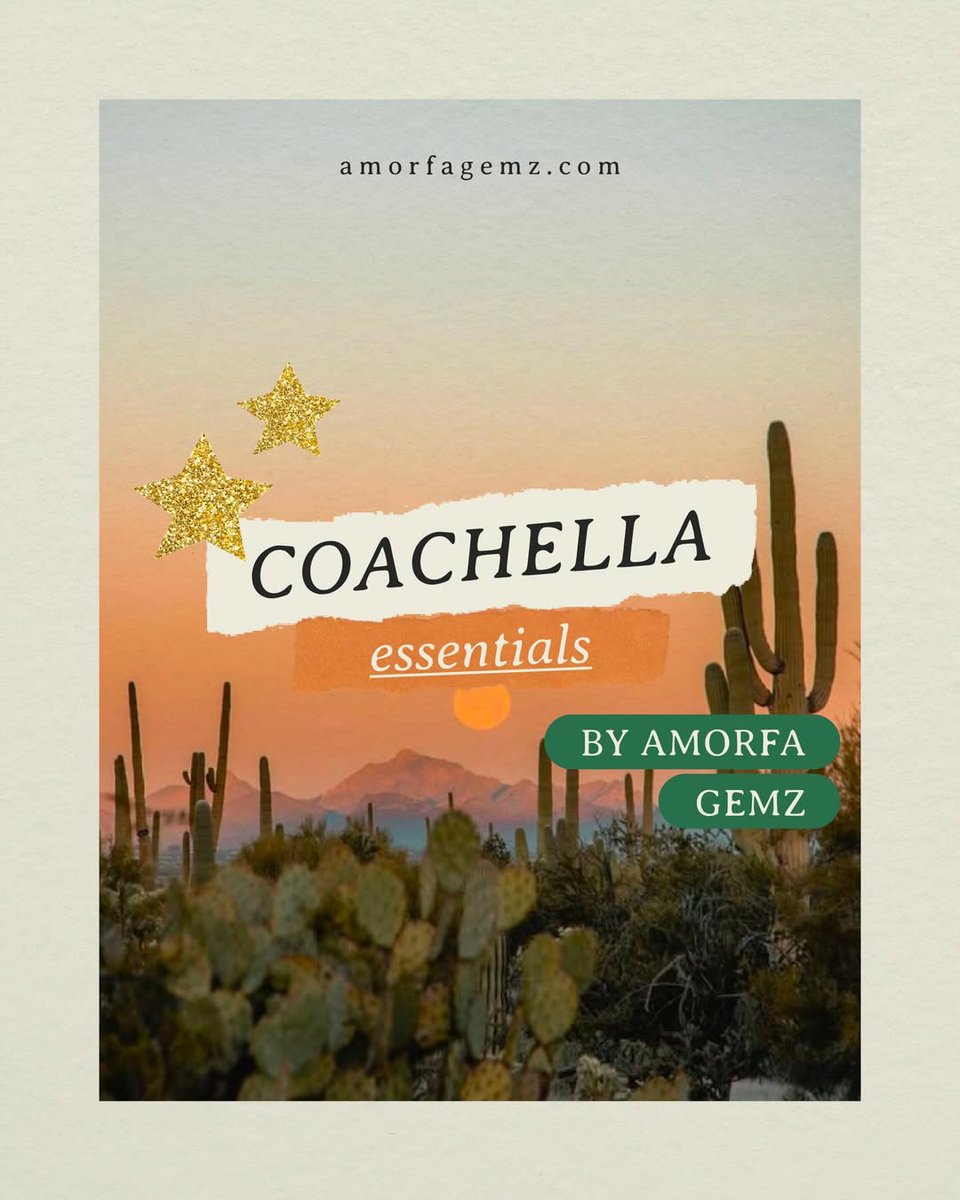 FckgS91_oficial's tweet photo. #coachellaessentials a la manera Amorfagemz, cuatro estados de ánimo, una cosa en común: Detalles atemporales✨️ https://t.co/CPaVG0dd6G