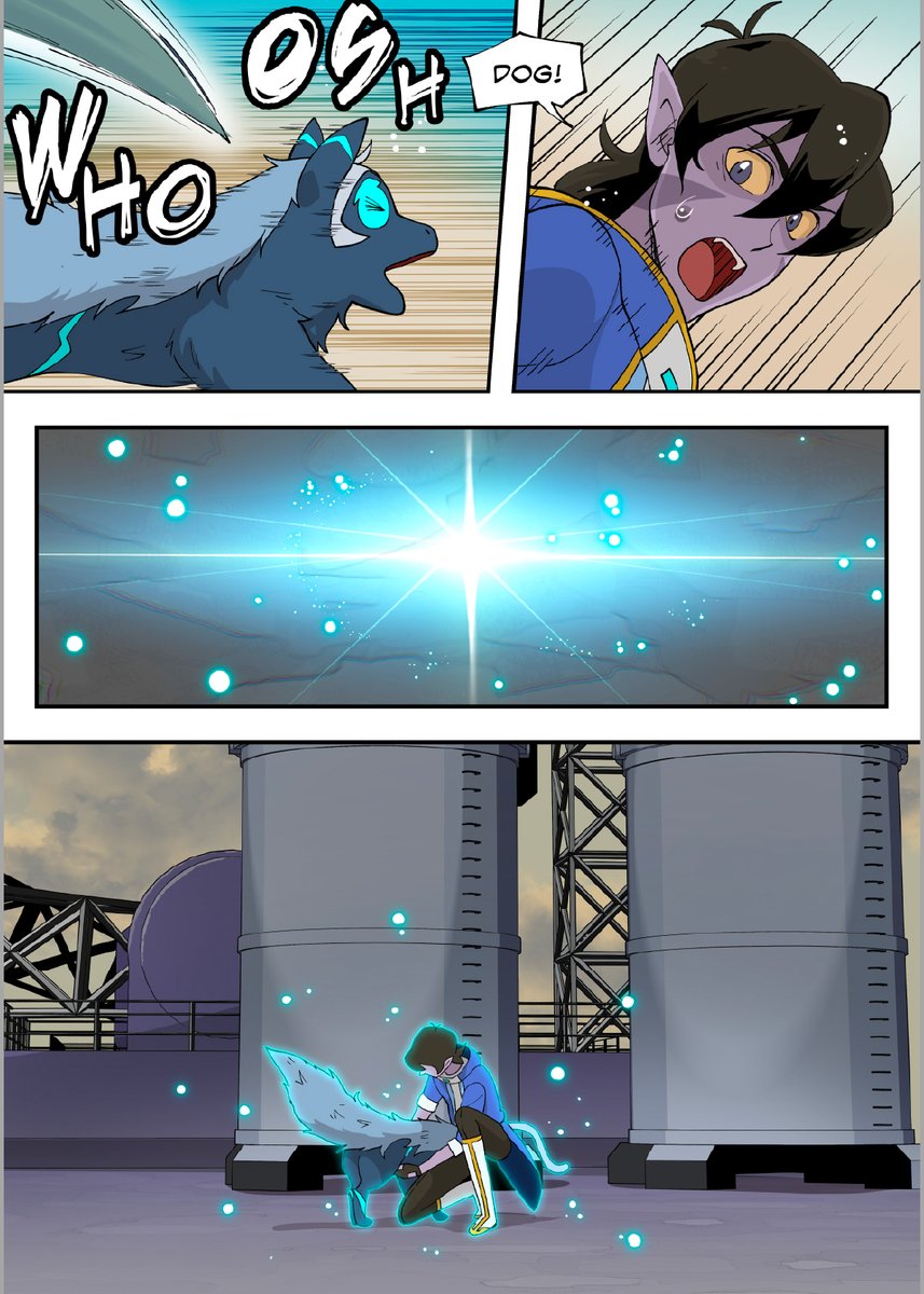 halleseed_jp's tweet photo. “Sharpshooter &amp; Stray” 4-5
Keith and Dog encounter a giant crab on the beach!
#klance #klancecomic
https://t.co/hqT8vn5dOm https://t.co/XISubTGbMt