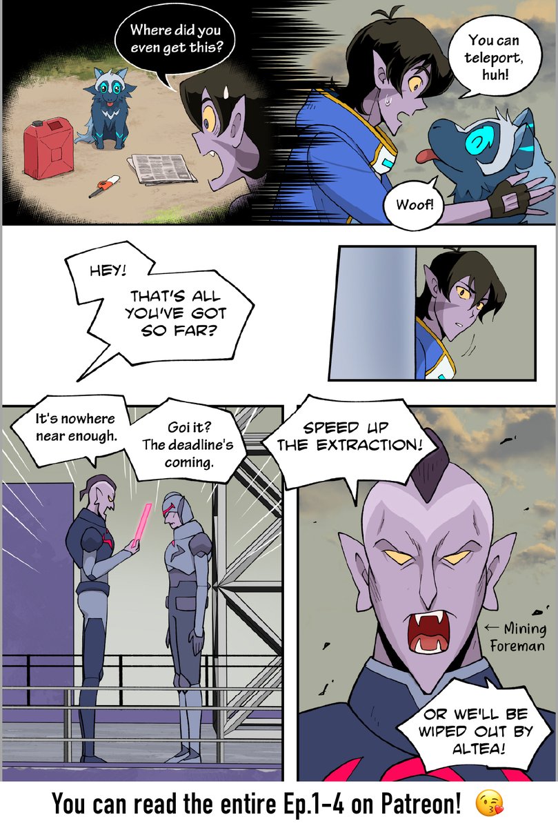 halleseed_jp's tweet photo. “Sharpshooter &amp; Stray” 4-5
Keith and Dog encounter a giant crab on the beach!
#klance #klancecomic
https://t.co/hqT8vn5dOm https://t.co/XISubTGbMt