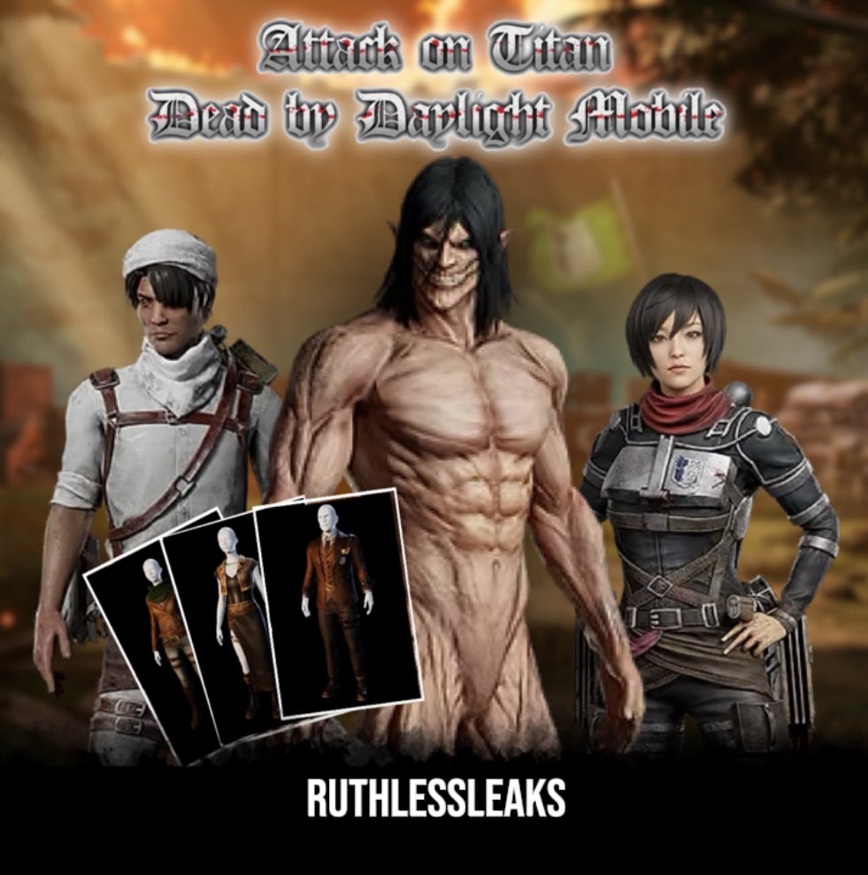 RuthlessLeaks's tweet image. With 2v8 and The Rift being Attack on Titan themed, what cosmetics or customization would you want to see released?
