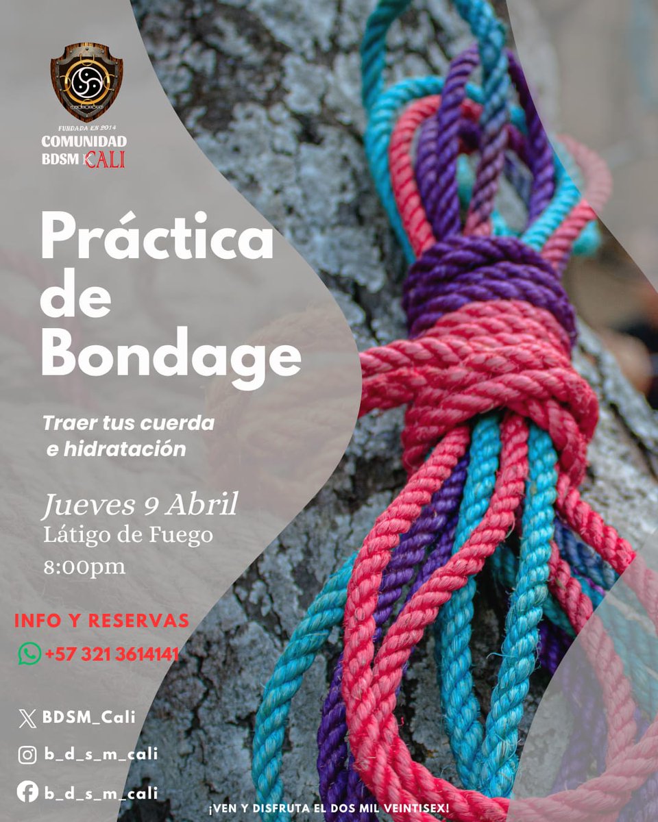 Comunidad BDSMK de Cali tweet media