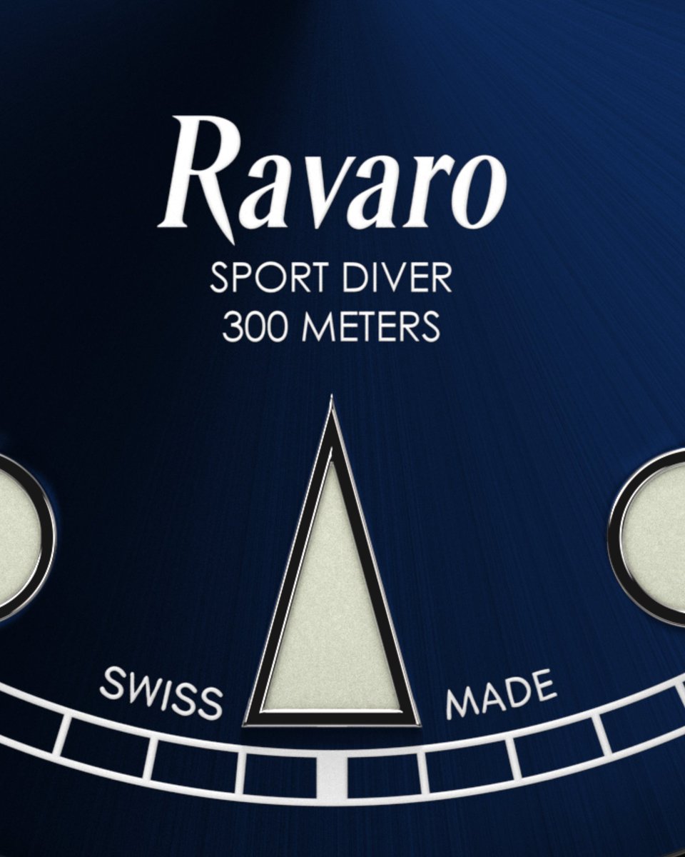 NavanosWatches's tweet image. Two sides of the same dial. The name. The trident. The credentials.
Ravaro Sport Diver — Swiss Made, COSC Chronometer, 300 meters, 904L steel. 120 Founder's Edition pieces.
Link in bio to join the list.
#DiveWatch #WatchesOfInstagram #Horology #MicrobrandWatch #ToolWatch
